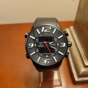 Brand New White Weide Sport Analog-Digital Dual Time Men's Watch